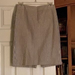 J Crew searsucker pencil skirt